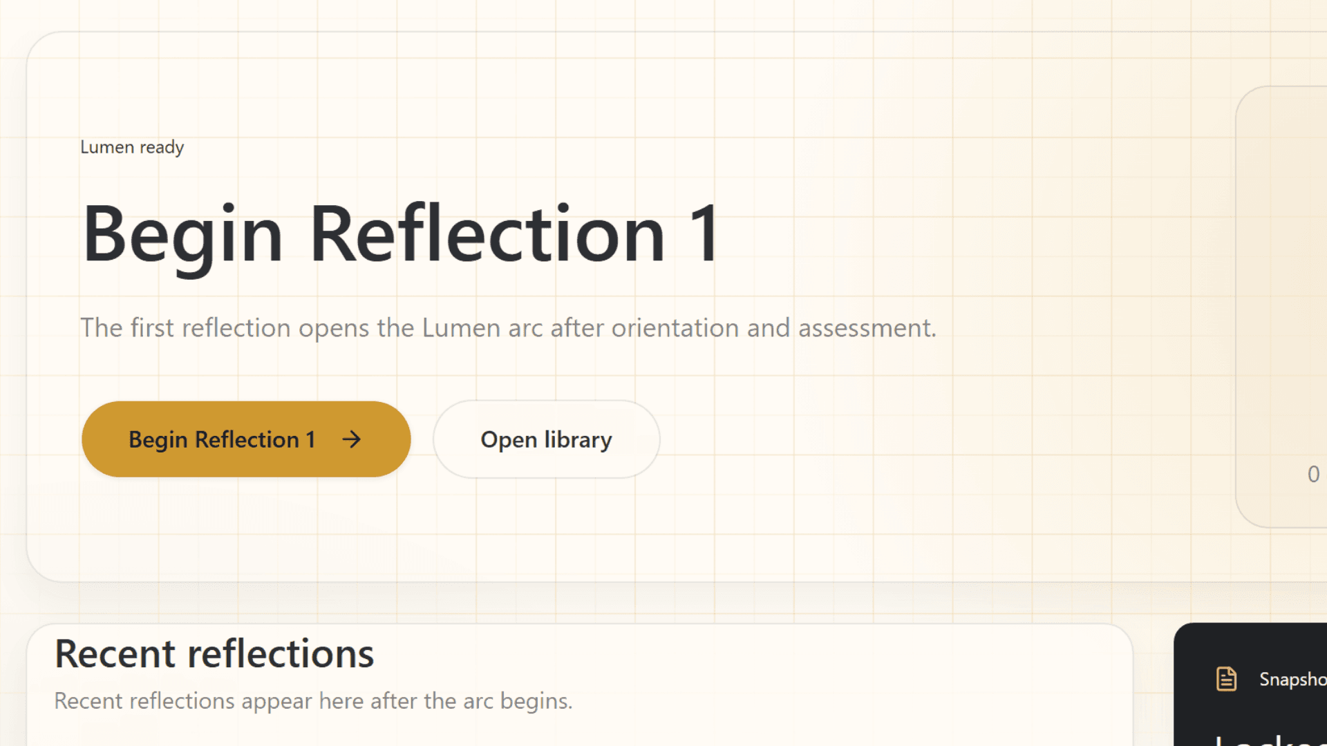 A silent product film of the current Camino Lumen interface using synthetic data
